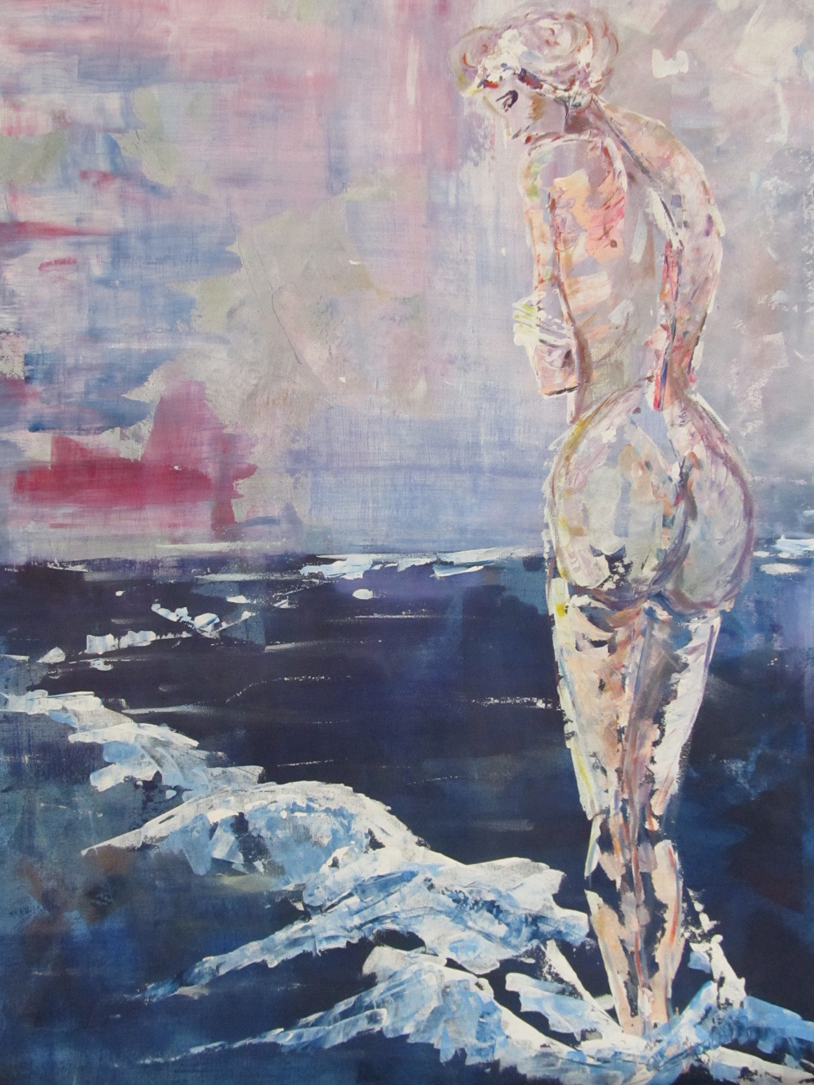 Eisbad · 80 x 60 cm · Acryl auf Canvas · 2013